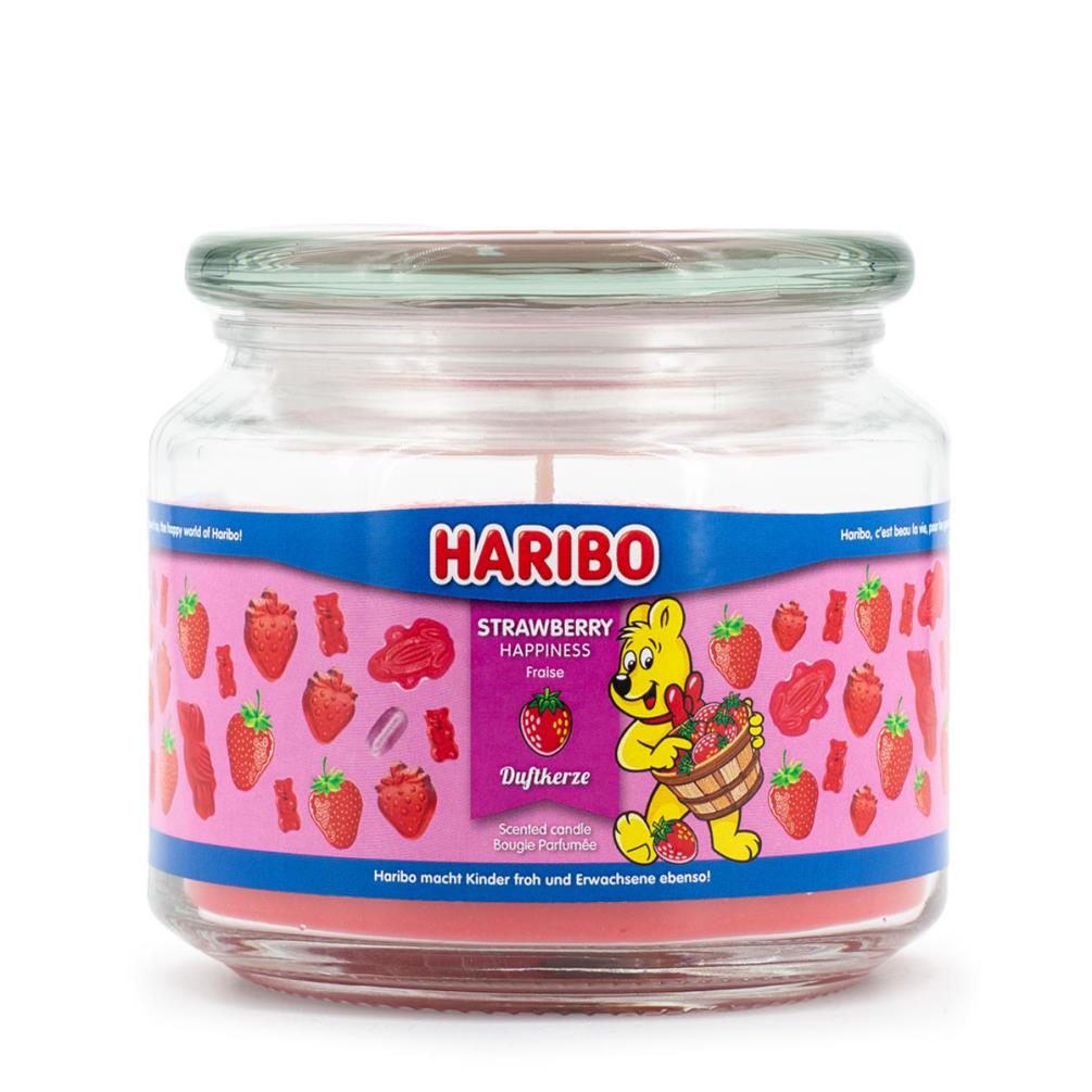 Haribo Strawberry Happiness Medium Jar Candle £10.79